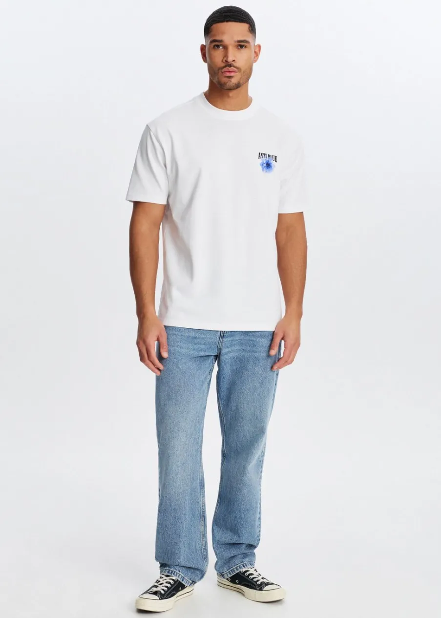 The Sting T-shirt met tekst en bloem<Heren T-Shirts