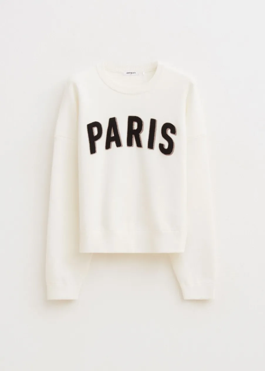 The Sting Varsity trui Paris<DAMES Truien En Vesten