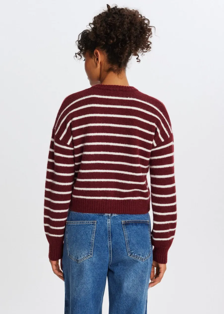 The Sting Vest met balloon mouwen<DAMES Truien En Vesten