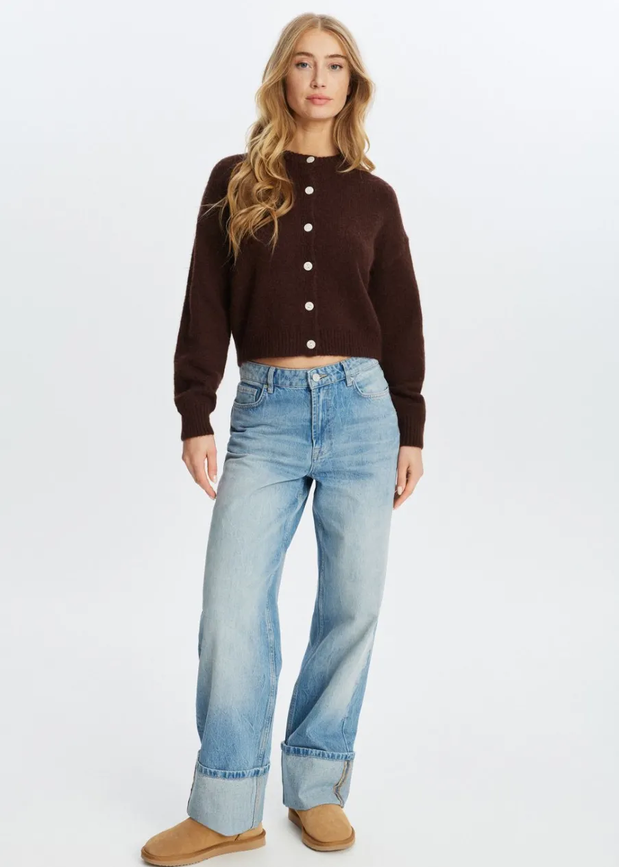 The Sting Vest met balloon mouwen<DAMES Truien En Vesten