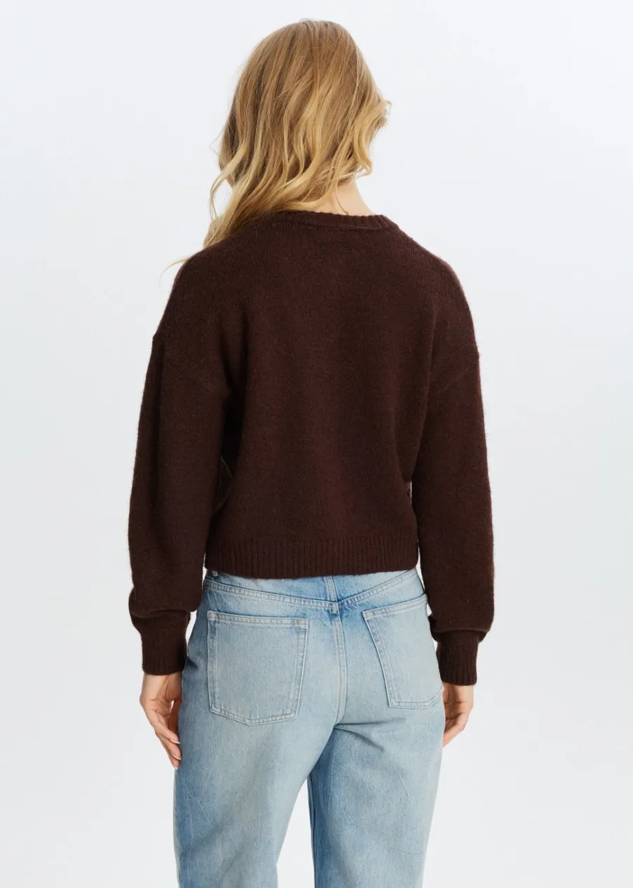 The Sting Vest met balloon mouwen<DAMES Truien En Vesten