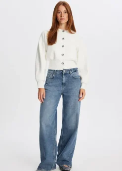 The Sting Vest met pofdetail<DAMES Truien En Vesten