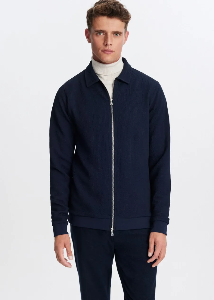 The Sting Vest met structuur<Heren Truien En Vesten