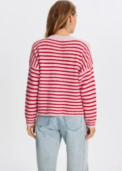 The Sting Vestje met strepen<DAMES Truien En Vesten