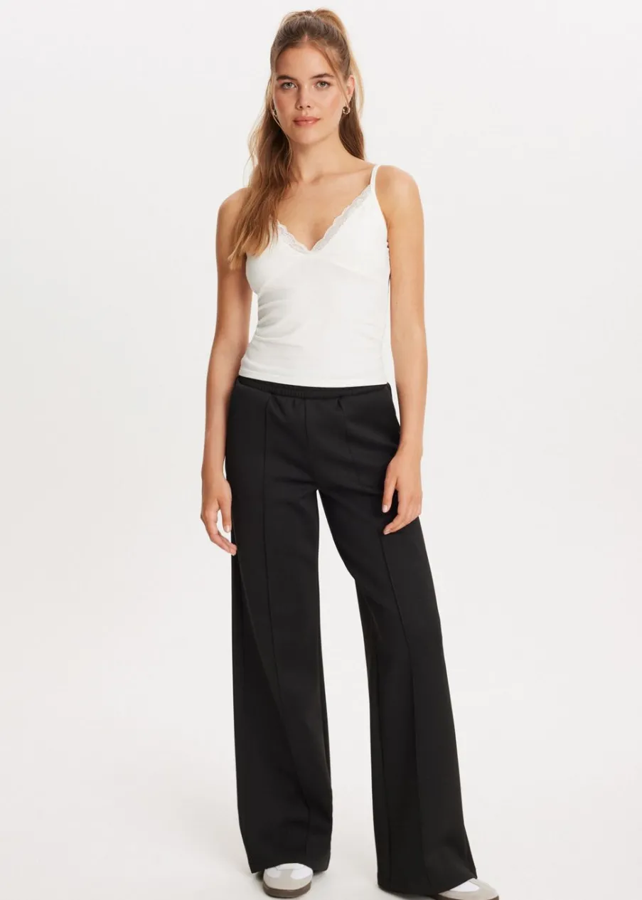 The Sting V-hals singlet met kant<DAMES Basics|Singlets