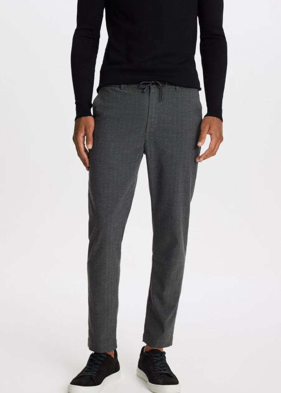 The Sting Visgraat pantalon<Heren Broeken
