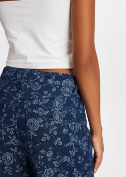 The Sting Wide leg jeans met bloemen<DAMES Jeans