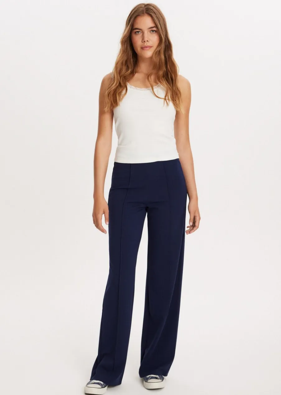 The Sting Wijde broek<DAMES Basics|Broeken