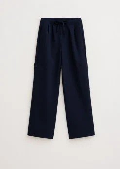 The Sting Wijde broek met cargozakken<DAMES Broeken