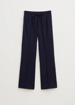 The Sting Wijde broek met pintuck<DAMES Basics|Broeken