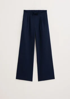 The Sting Wijde broek met plooien<DAMES Broeken