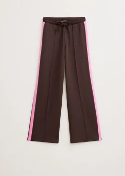 The Sting Wijde broek met streep<DAMES Broeken