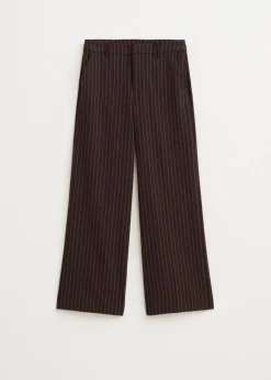 The Sting Wijde broek met strepen<DAMES Broeken