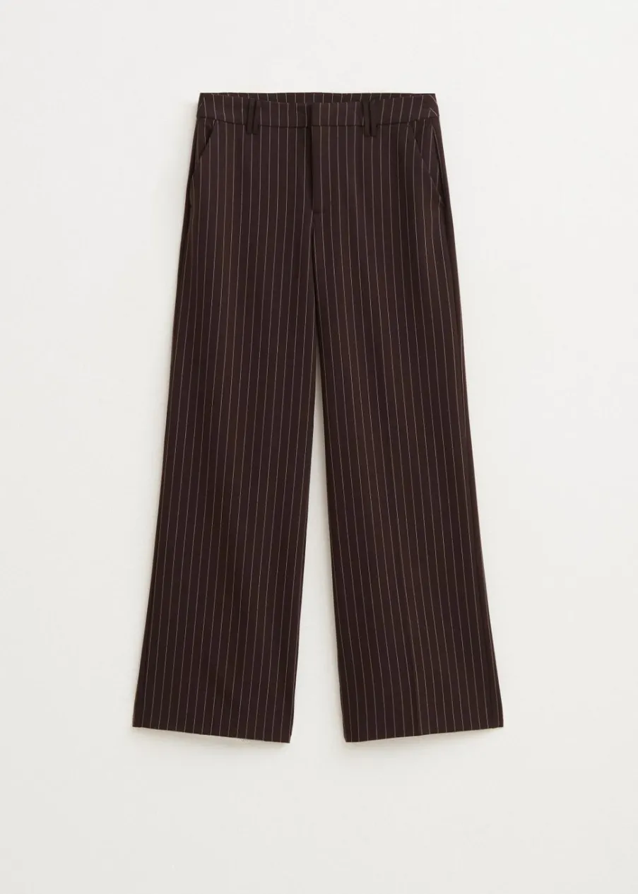 The Sting Wijde broek met strepen<DAMES Broeken