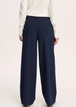 The Sting Wijde broek met strepen<DAMES Broeken