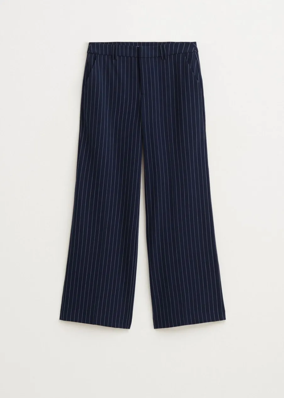 The Sting Wijde broek met strepen<DAMES Broeken