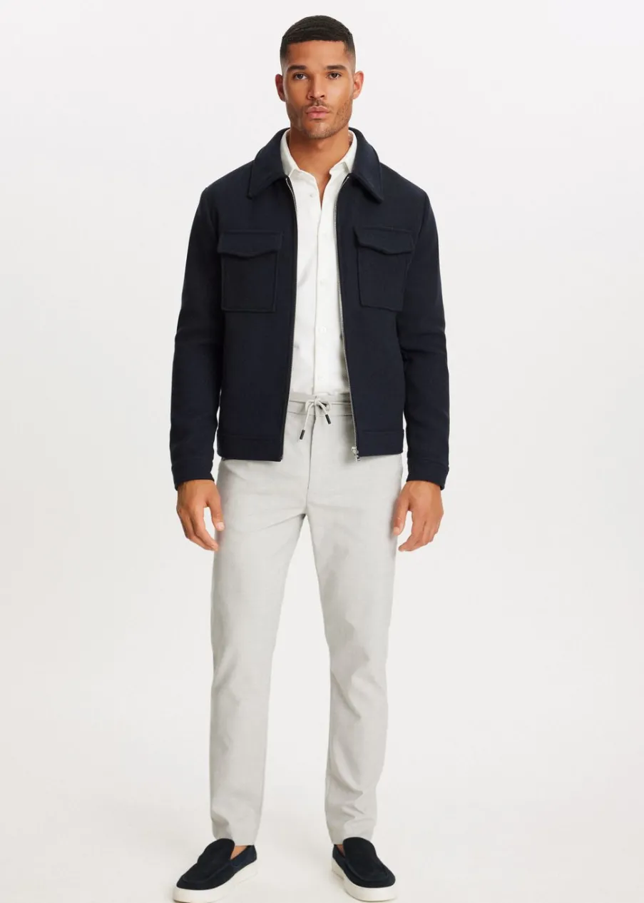 The Sting Wolmix jas met rits<Heren Jassen